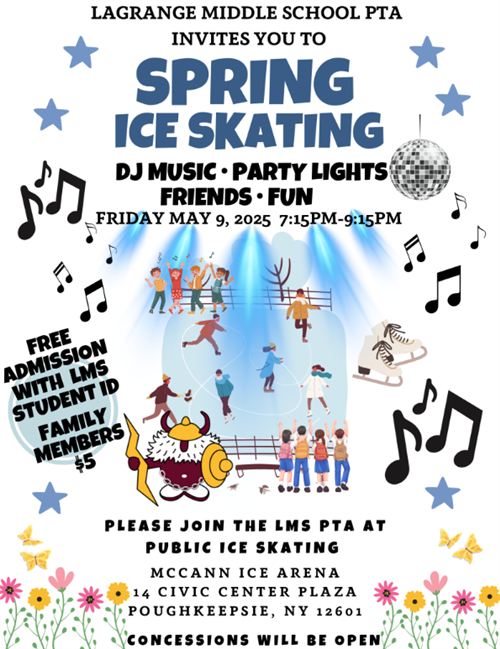  PTA Spring Ice Skating Event